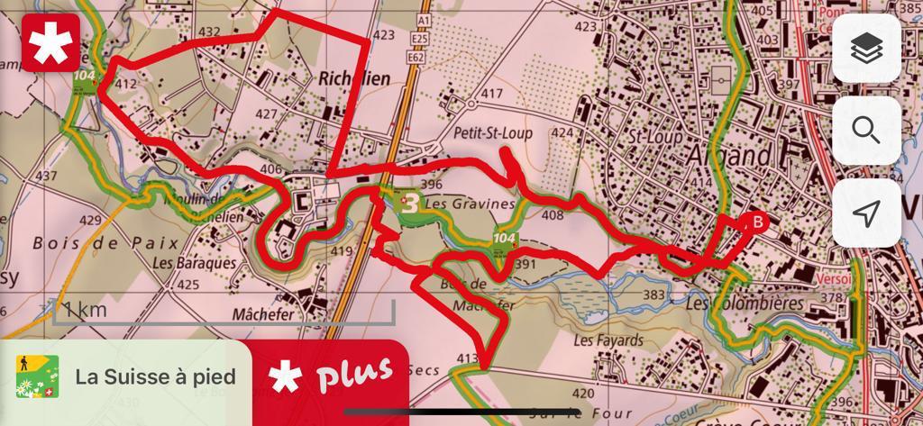 Parcours F, Walking dès 2023.